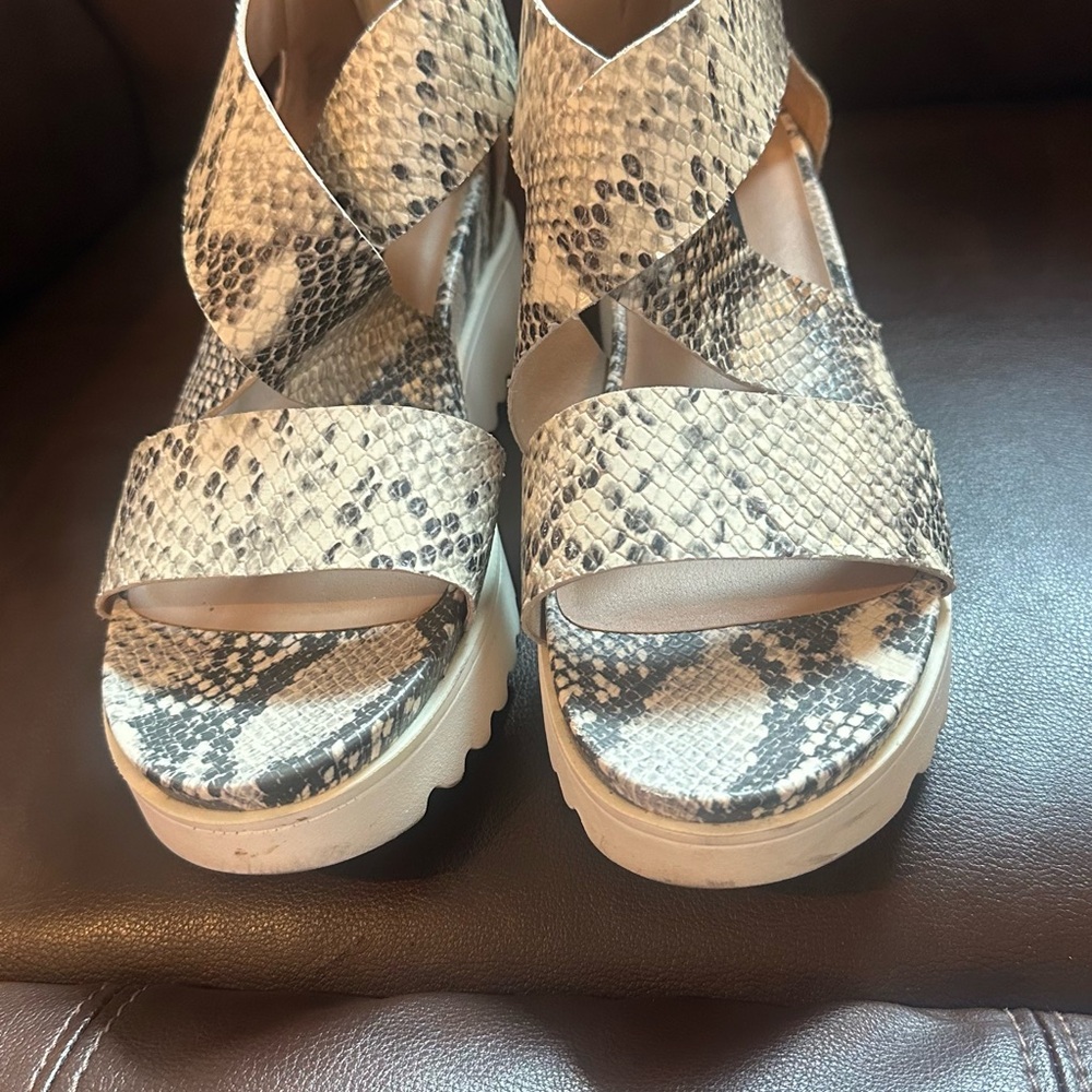 Snakeskin Patterned Women's Sandals